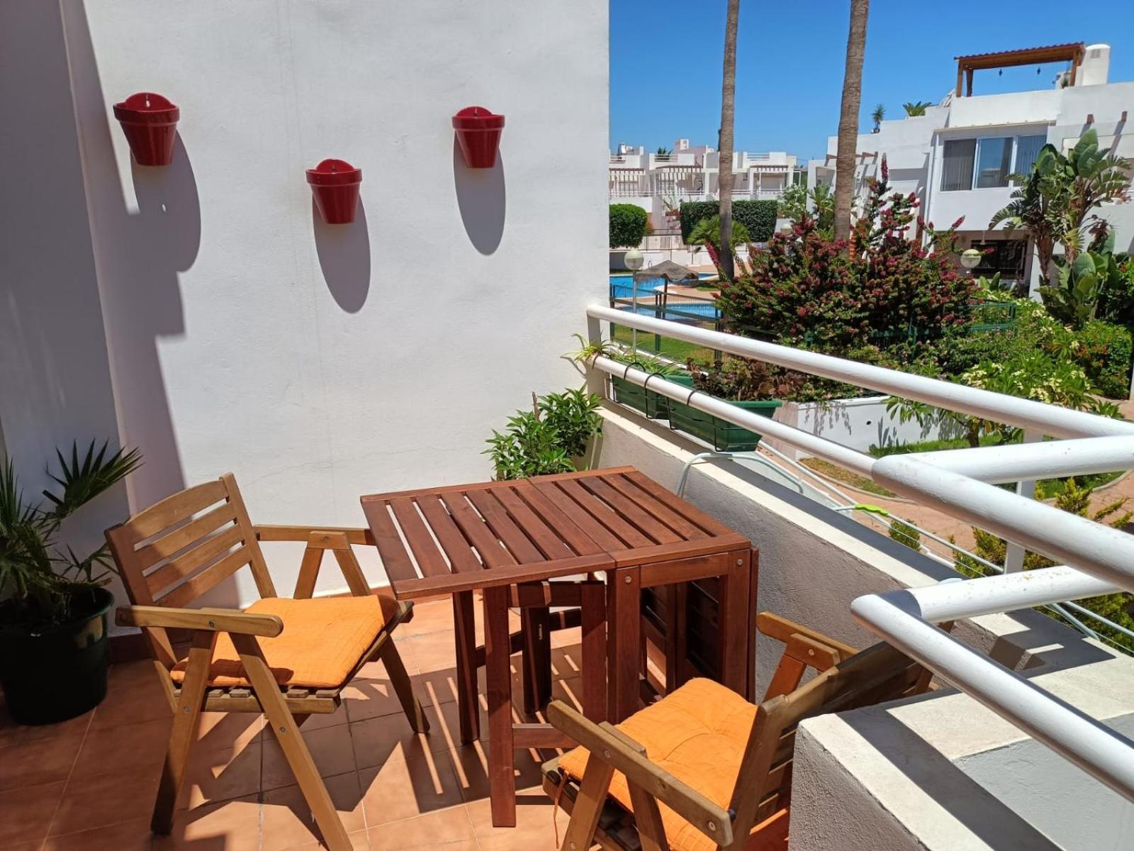 Precioso Apartamento Con Piscina Y Garage Palomares  Bagian luar foto